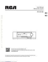 RCA RT2781HBU Audio/Video Receiver Operating Manual